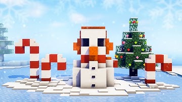 Minecraft: How to Build a Snowman House