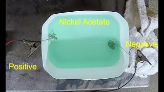 Making Nickel Acetate easily and cheaply for Nickel plating