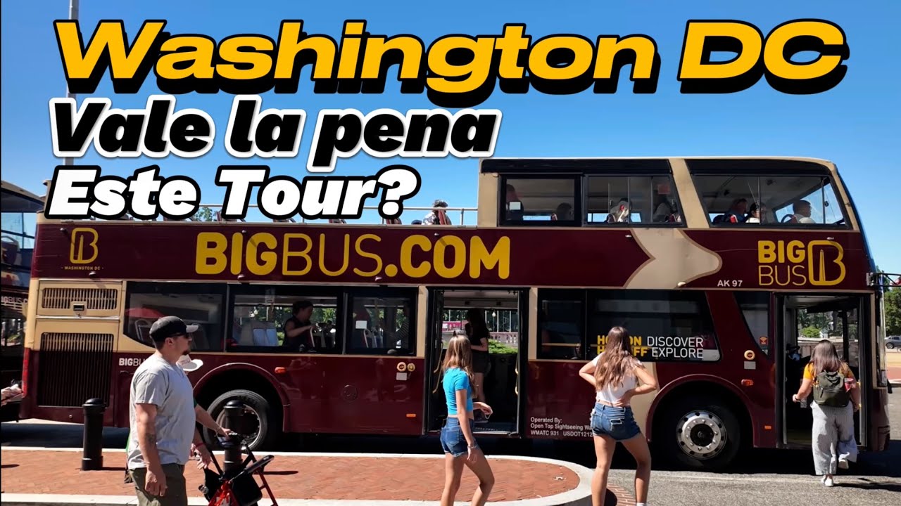 Washington DC 4K TOUR EN BIGBUS. Conocer Washington DC | Tour en autobús, caminata y museos