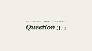PTE Listening Multiple Choice Single Answer: 3 Practice Questions with Answers & Scores