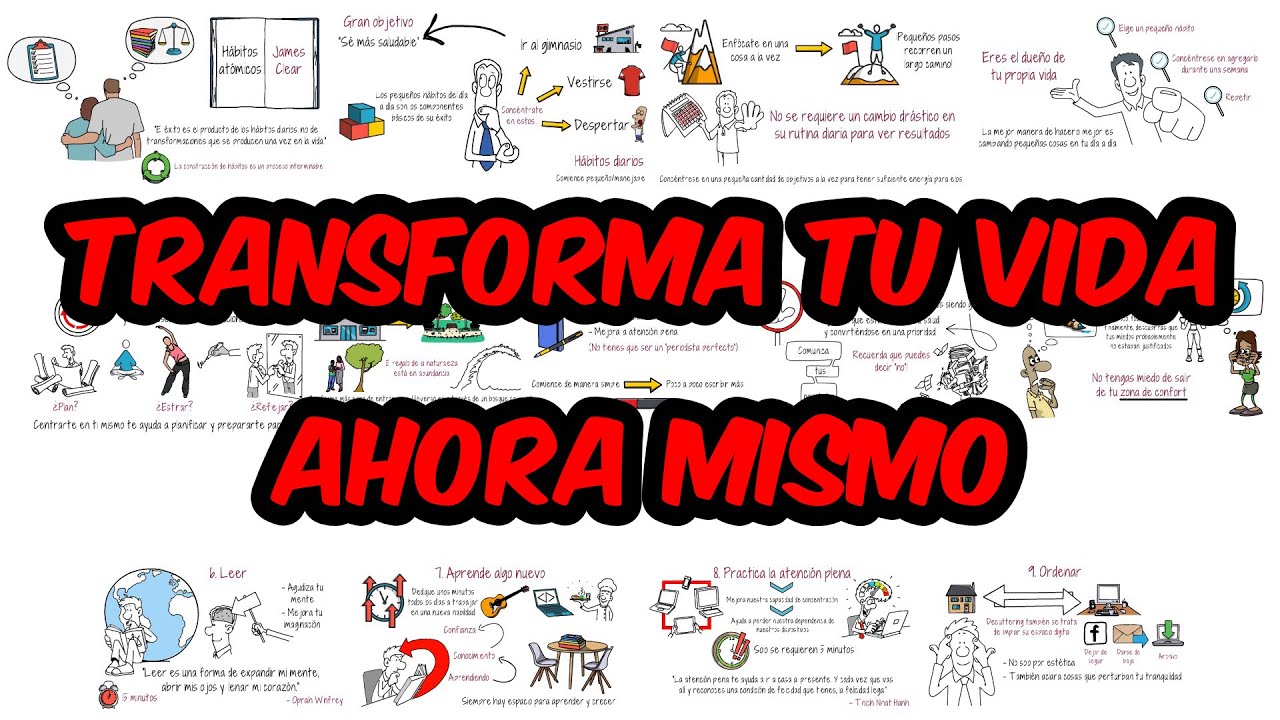 9 cosas que puedes hacer para cambiar tu vida - YouTube