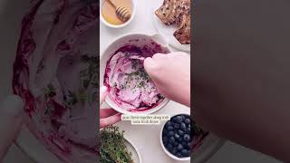 Blueberry Goat Cheese Appetizer 💫