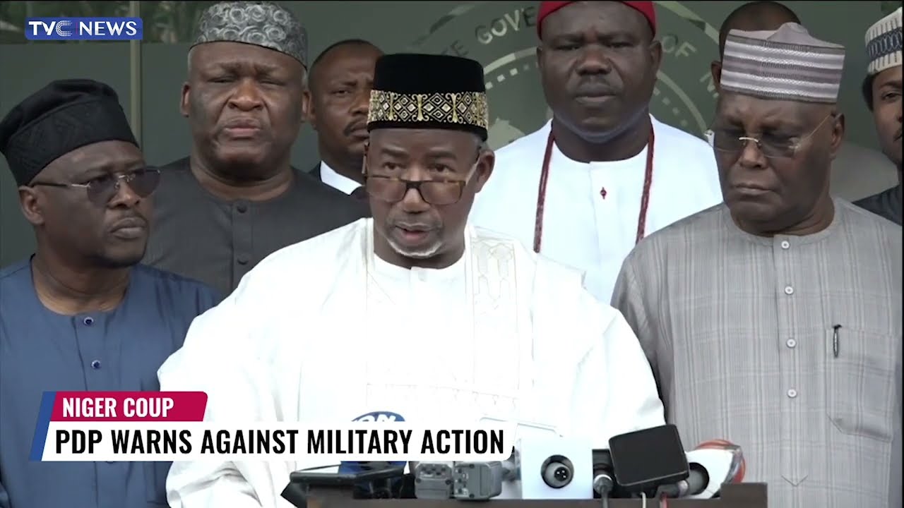 PDP Warns President Tinubu Against Use Of Force In Niger