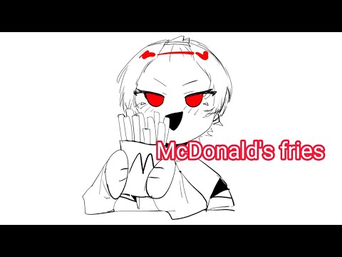 ［手描き動画/いれいす］麦当劳汉堡~