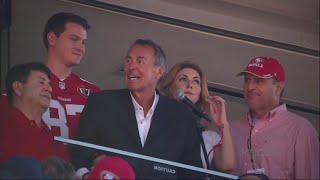 DWIGHT CLARK:  49ers hold emotional ceremony for Dwight Clark who is battling ALS Details
