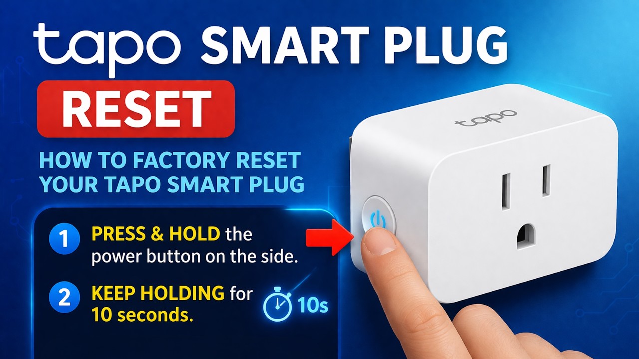 Tapo Smart Plug Reset - EASY STEP-by-STEP! - YouTube