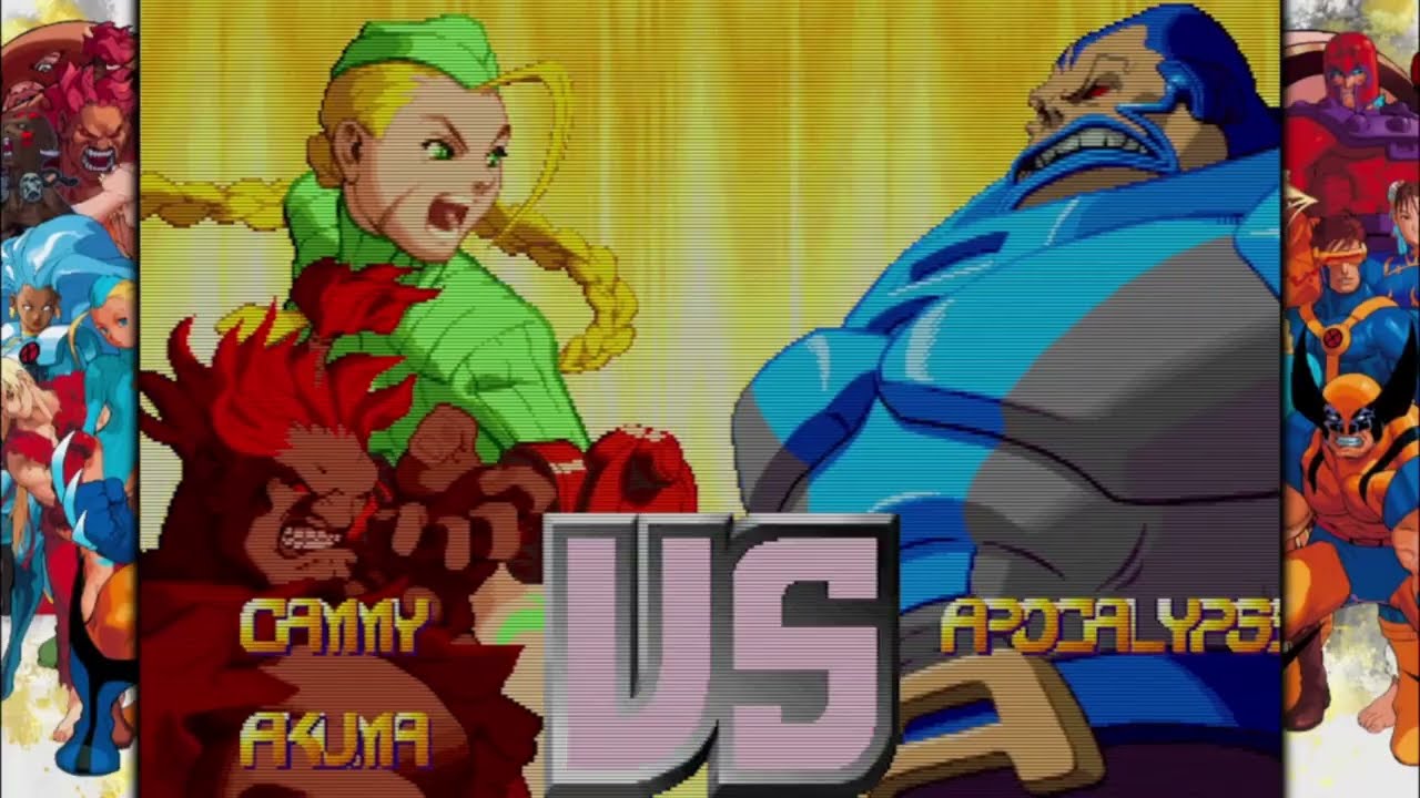 X-Men vs Street Fighter Cammy Akuma