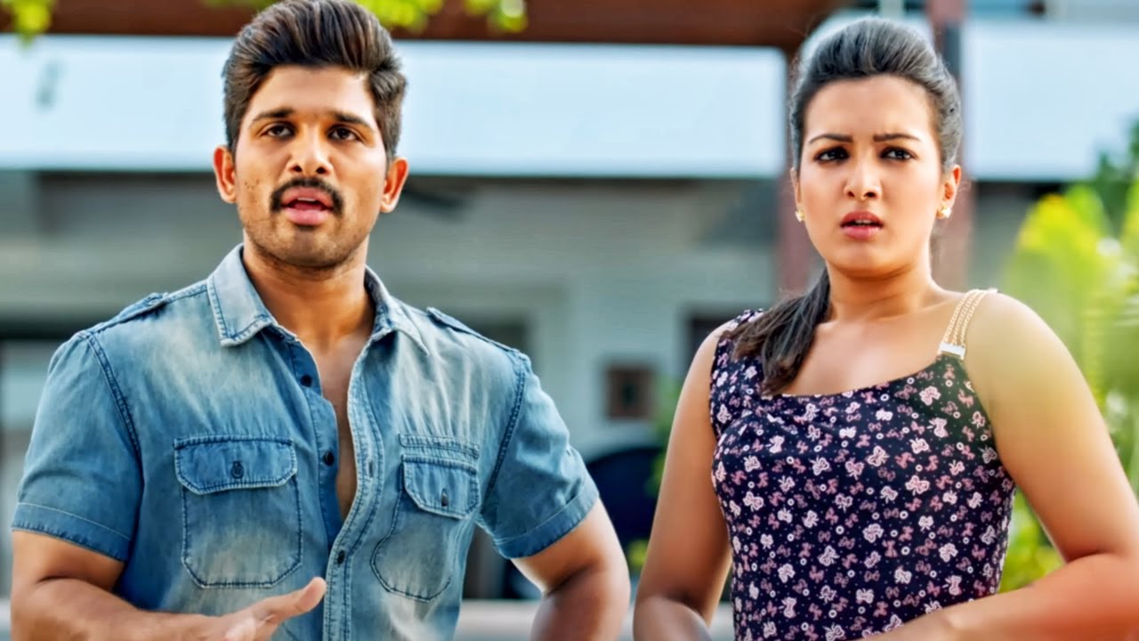 Here the heart has come to aim the arrow Allu Arjun and Catherine best romantic scene