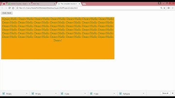 Lecture 18 Tutorial JQuery Append Prepend After  Before Functions