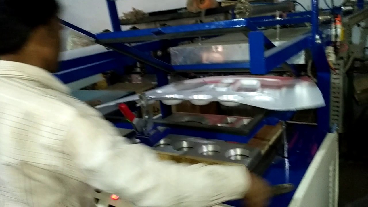 NEW COUNDITION PLASTIC GLASS CUP PLATE MAKING MACHINE URGENT SELLING IN