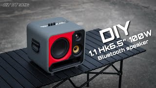 видео: Самодельная Bluetooth-колонка 1.1, сабвуфер HK6.5 картинка: Самодельная Bluetooth-колонка 1.1, сабвуфер HK6.5