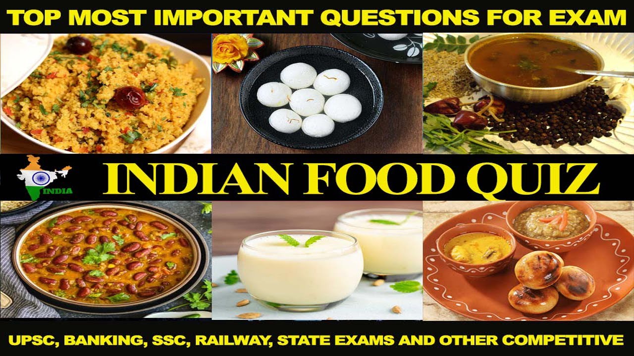 Indian Food Quiz Questions and Answers Indian Food Quiz in English
