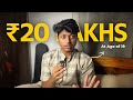 How I Earned ₹20 Lakhs at Age 19 (Real Story 💸🔥) | 3 Real Income Sources