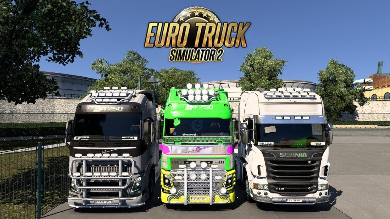 Покатушки под шансон в ETS2