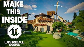 Unreal Engine 5 Beginner Tutorial - Stylized Environment
