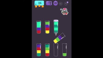 Cups - Water Sort Puzzle Level 36 ⭐️⭐️