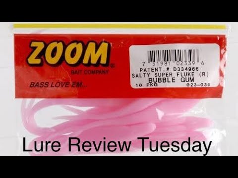 ZOOM Bubble Gum Fluke  Lure Review Tuesday 