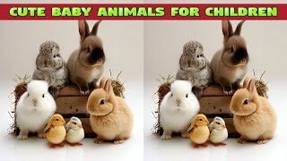 Cute Baby Animals for Kids: Fun and Educational Video for Preschoolers and Toddlers