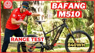 Bafang M510 840Wh Electric Mountain Bike Range Test - How Far Can You Go On One Emtb Battery?