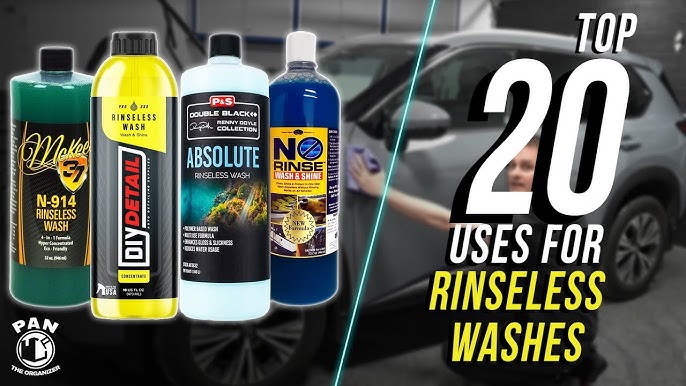 Optimum No Rinse Wash and Shine with Power Wheel Cleaner Kit – 32 oz Onr Car Wash with New 17 oz Wheel Cleaning Solution