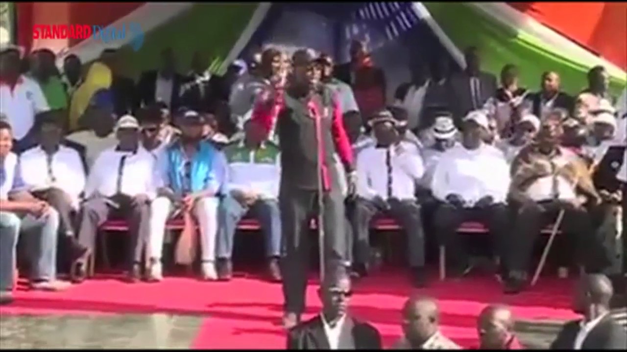 MP Johanna Ngeno gives DP William Ruto a brief history on Mau land