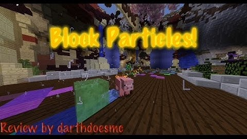 Block Particles Plugin Review! ADD PARTICLES TO BLOCKS!