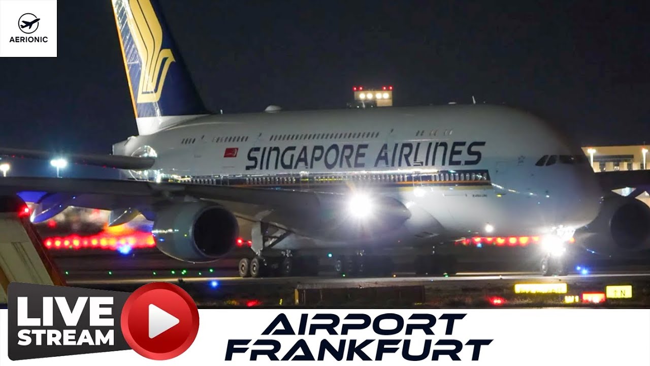 ✈️ LIVE 4K Frankfurt — Sunday Late Night | Winter Schedule Starts Today (RWY 18) | 26 Oct 2025