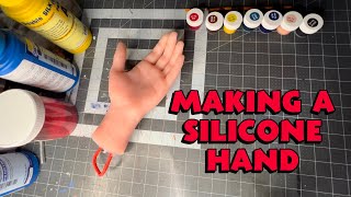 How I made a silicone copy of my hand.