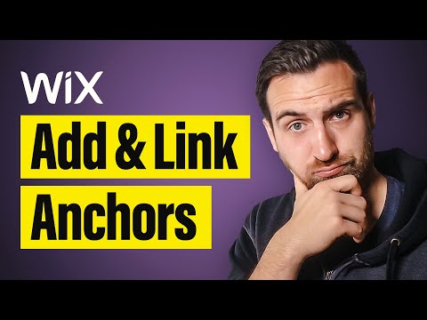 How to Add Anchors on Wix