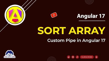 Sort Array in Asc & Desc Order Custom Pipe in Angular 17 | angular 17 tutorial #angular #angular17