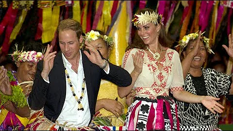 Kate Middleton and Prince William Dance in Tuvalu — Who Has Better Moves?