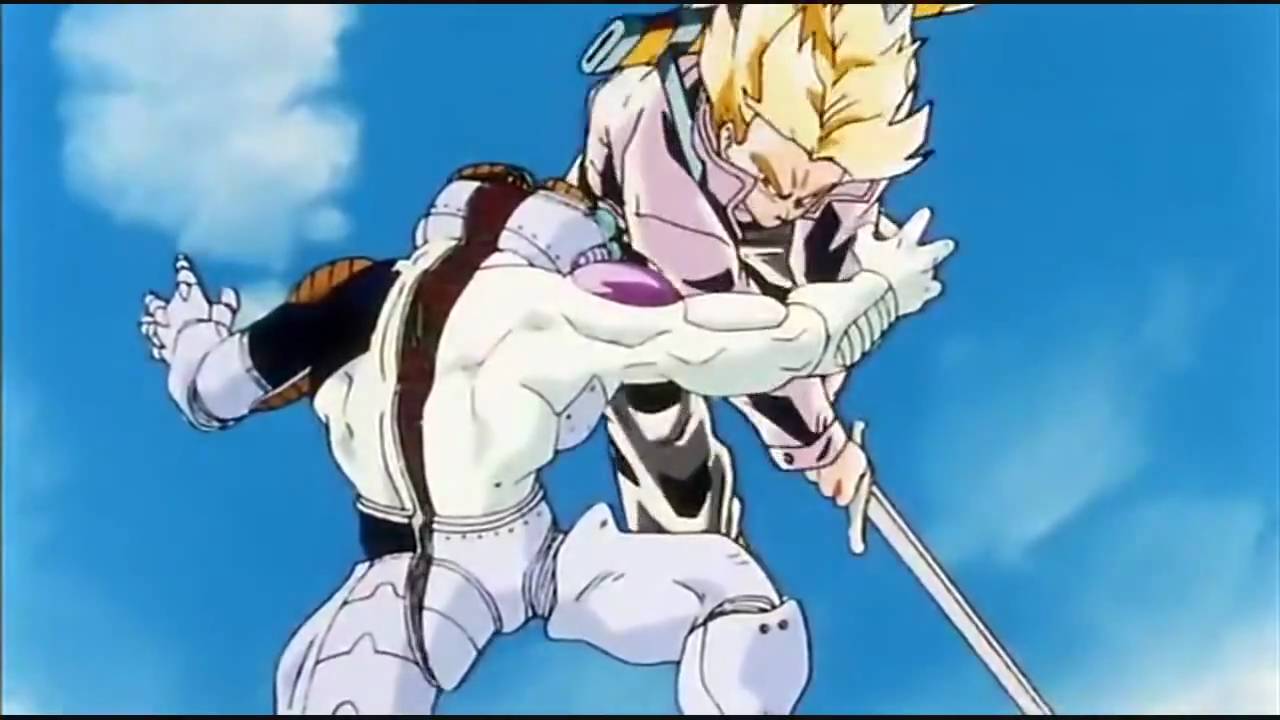 Trunks vs mecha frieza