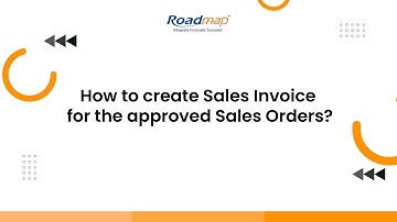 How to create Sales Invoice for the approved Sales Orders?