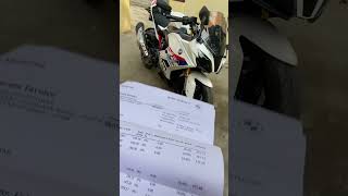 First service cost of bmw g310rr #trending #bike #bmwg310rr #bmwbike #travel #manali #bmwmotorcycle