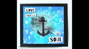 Unity Quick Tip: Nautical Distress Ink Card