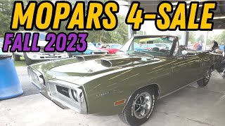 Mopar Cars for Sale at the Fall Carlisle 2023 | Chrysler, Plymouth & Dodge Classic and Muscle Cars