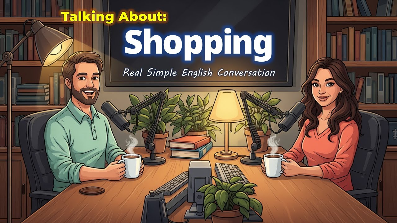 Talk About Shopping in English – Simple Conversation Practice (Slow & Easy)