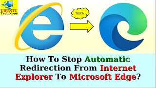 how to stop internet explorer ie from redirecting page to microsoft edge on windows 10