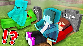 JJ and Mikey Became GHOST in Minecraft - Maizen Nico Cash Smirky Cloudy