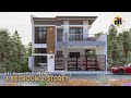 4 Bedroom 2 Storey HOUSE DESIGN | 142 sqm. | Exterior &amp; Interior Animation