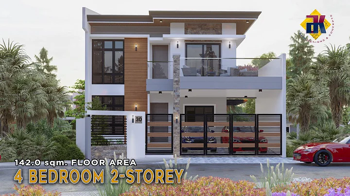 4 Bedroom 2 Storey HOUSE DESIGN | 142 sqm. | Exterior & Interior Animation - DayDayNews