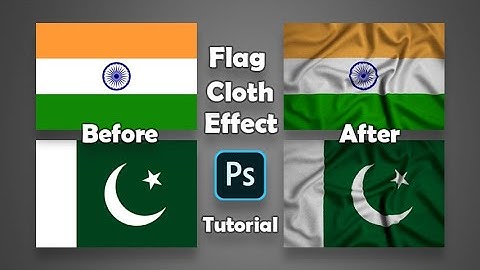 Flag cloth Texture Photoshop Tutorial