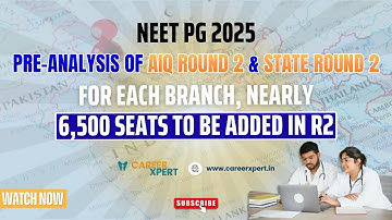 NEET PG 2025: Pre-Analysis of AIQ & State Round 2 for Each Branch | Nearly 6,500 Seats to Be Added