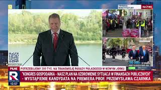 Czarnek: budżet przeciętnej rodziny wynosił w 2015 roku 3,5 tys. a pod koniec naszych rządów–10 tys.