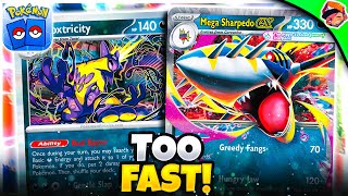 Mega Sharpedo EX Is Fast, Lethal, and Terrifying!