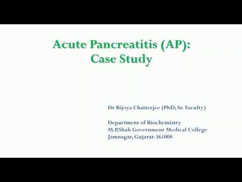 case study on pancreatitis