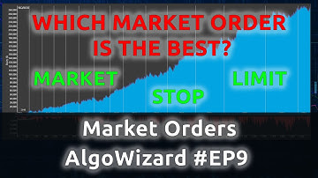 Do You Know the Differences Between Stop, Limit, and Market Orders? AlgoWizard #EP9