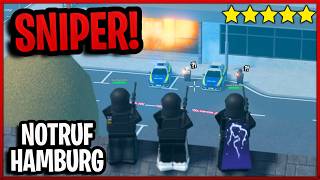 KRIMINELLE SNIPER-GANG gegen die POLIZEI: ANGRIFFE von Dächern!? | Roblox Notruf Hamburg Deutsch screenshot 2