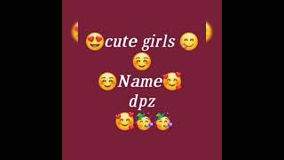 girls name dpz 😍😍cute name dpz for girls #dp #profile #dpz #girlsdps #shorts #viral #trend #youtube Resimi