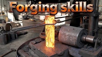 Inside the factory Epic Steel Forging Team in Full Action — Too Satisfying! #forging #machine